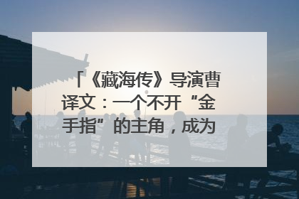 《藏海传》导演曹译文：一个不开“金手指”的主角，成为苍生守护者