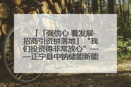 「强信心 看发展·招商引资拼落地」“我们投资得非常放心”——正宁县中钠储能新能源项目建设见闻