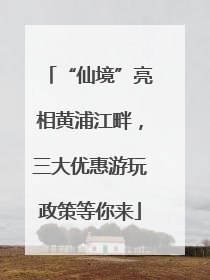 “仙境”亮相黄浦江畔，三大优惠游玩政策等你来