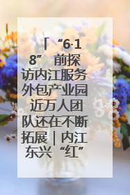 “6·18” 前探访内江服务外包产业园 近万人团队还在不断拓展｜内江东兴“红”在哪⑤