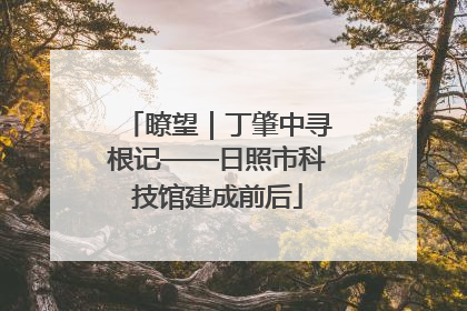 瞭望｜丁肇中寻根记——日照市科技馆建成前后