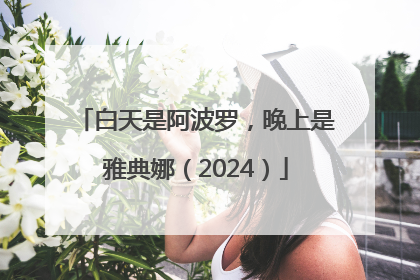 白天是阿波罗，晚上是雅典娜（2024）