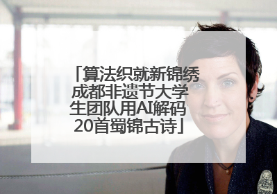 算法织就新锦绣 成都非遗节大学生团队用AI解码20首蜀锦古诗