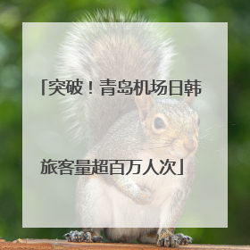 突破！青岛机场日韩旅客量超百万人次