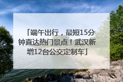 端午出行，最短15分钟直达热门景点！武汉新增12台公交定制车