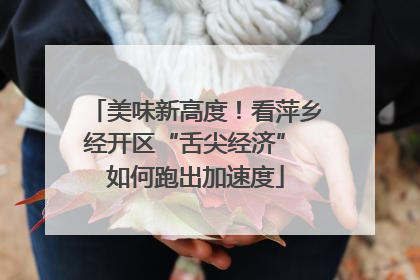 美味新高度！看萍乡经开区“舌尖经济” 如何跑出加速度