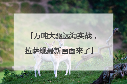 万吨大驱远海实战，拉萨舰最新画面来了