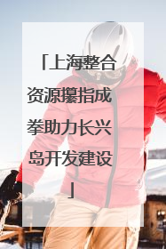 上海整合资源攥指成拳助力长兴岛开发建设