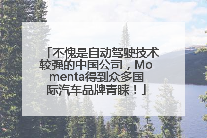 不愧是自动驾驶技术较强的中国公司，Momenta得到众多国际汽车品牌青睐！