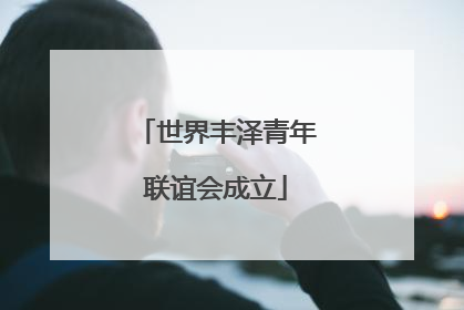 世界丰泽青年联谊会成立
