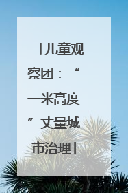 儿童观察团：“一米高度”丈量城市治理