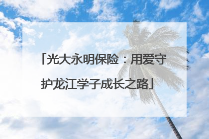光大永明保险：用爱守护龙江学子成长之路