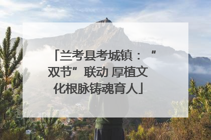 兰考县考城镇：“双节”联动 厚植文化根脉铸魂育人