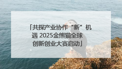 共探产业协作“新”机遇 2025金熊猫全球创新创业大赛启动