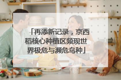再添新记录，京西稻核心种植区频现世界极危与濒危鸟种