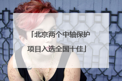 北京两个中轴保护项目入选全国十佳