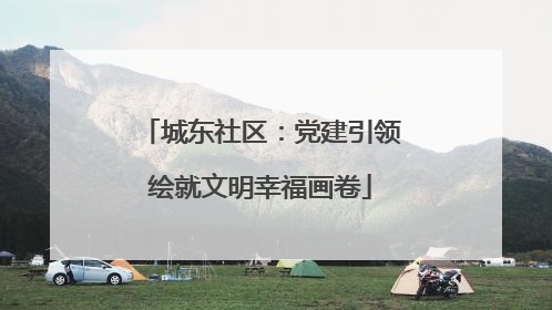 城东社区：党建引领绘就文明幸福画卷