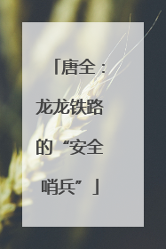 唐全：龙龙铁路的“安全哨兵”