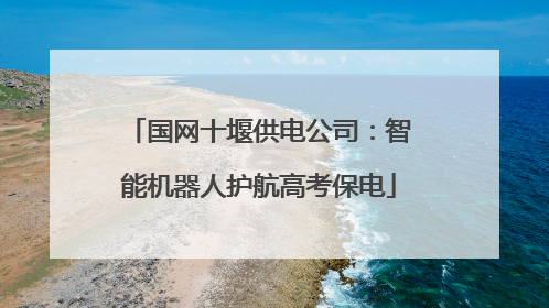 国网十堰供电公司：智能机器人护航高考保电