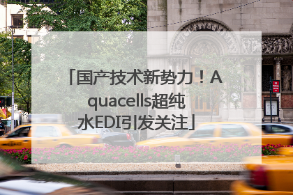 国产技术新势力！Aquacells超纯水EDI引发关注