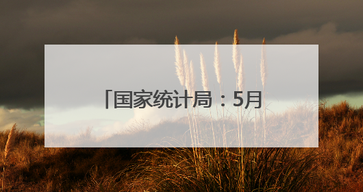 国家统计局：5月份居民消费价格同比下降0.1%