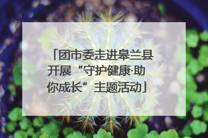 团市委走进皋兰县开展“守护健康·助你成长”主题活动