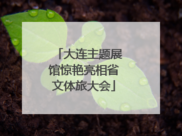 大连主题展馆惊艳亮相省文体旅大会