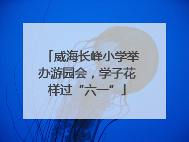 威海长峰小学举办游园会，学子花样过“六一”