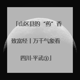 山区县的“药”香致富经丨万千气象看四川·平武③