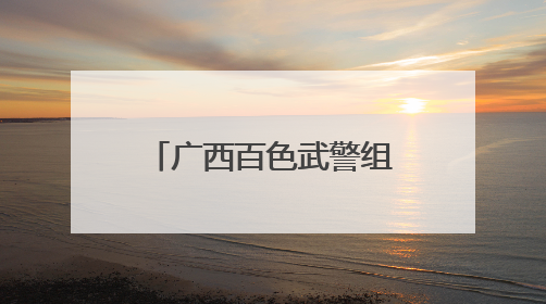 广西百色武警组织防汛救援训练 提高突发快速抢险救援能力