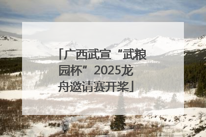 广西武宣“武粮园杯”2025龙舟邀请赛开桨