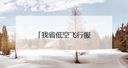 我省低空飞行服务平台年底上线