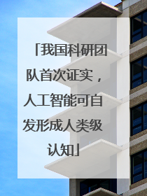 我国科研团队首次证实，人工智能可自发形成人类级认知