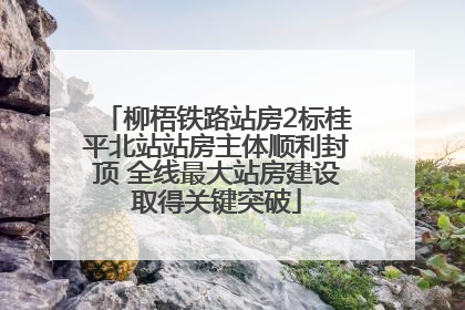 柳梧铁路站房2标桂平北站站房主体顺利封顶 全线最大站房建设取得关键突破