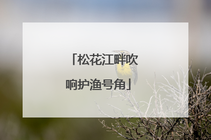 松花江畔吹响护渔号角