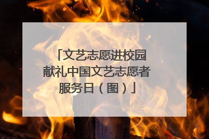 文艺志愿进校园 献礼中国文艺志愿者服务日（图）