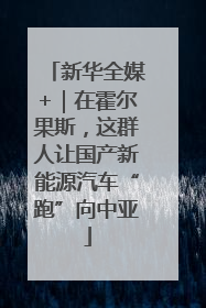 新华全媒+｜在霍尔果斯，这群人让国产新能源汽车“跑”向中亚