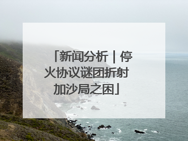 新闻分析｜停火协议谜团折射加沙局之困