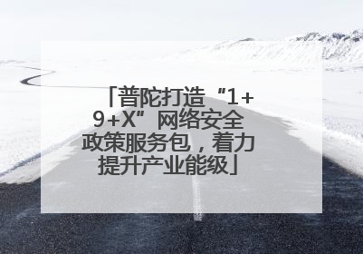 普陀打造“1+9+X”网络安全政策服务包，着力提升产业能级
