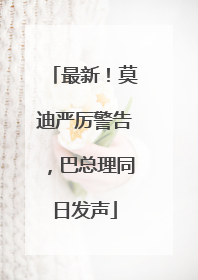最新！莫迪严厉警告，巴总理同日发声