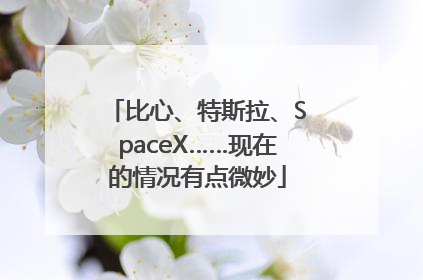 比心、特斯拉、SpaceX……现在的情况有点微妙