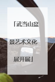 武当山盆景艺术文化展开展