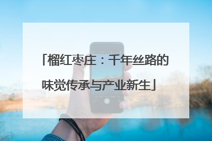 榴红枣庄：千年丝路的味觉传承与产业新生