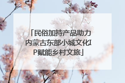 民俗加持产品助力 内蒙古东部小城文化IP赋能乡村文旅