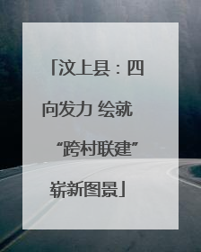 汶上县：四向发力 绘就“跨村联建”崭新图景