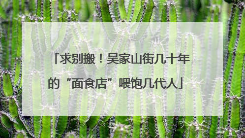 求别搬！吴家山街几十年的“面食店”喂饱几代人
