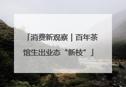 消费新观察｜百年茶馆生出业态“新枝”