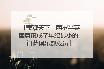 莹观天下｜两岁半英国男孩成了年纪最小的门萨俱乐部成员