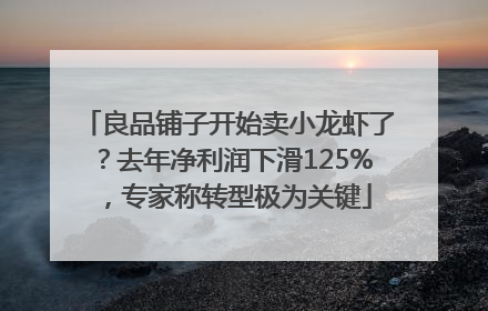 良品铺子开始卖小龙虾了？去年净利润下滑125%，专家称转型极为关键