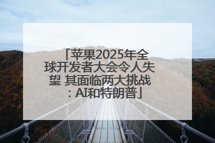 苹果2025年全球开发者大会令人失望 其面临两大挑战：AI和特朗普
